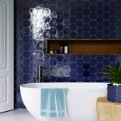Ronda 5.5X6.3” Cobalt Hexagon | Alita Tile