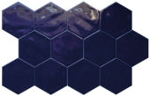 Ronda 5.5X6.3” Cobalt Hexagon | Alita Tile