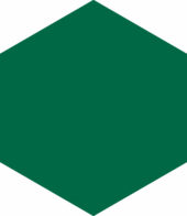 Ronda 5.5X6.3” Green Hexagon | Alita Tile