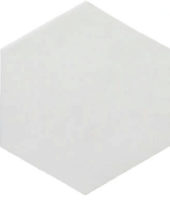 Ronda 5.5X6.3” White Hexagon | Alita Tile