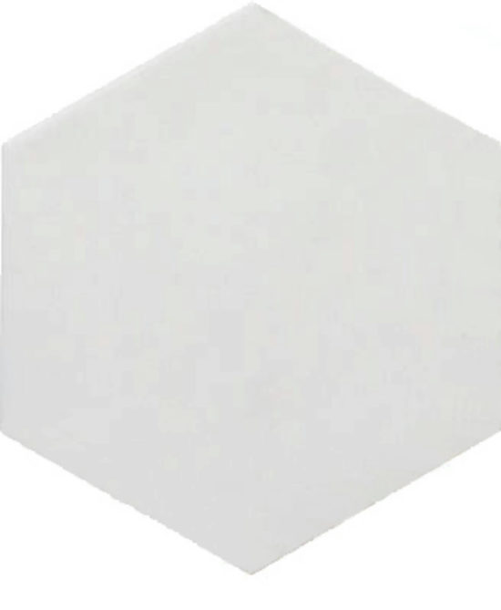 Ronda 5.5X6.3” White Hexagon | Alita Tile