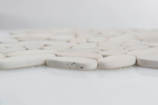 Serenity Ivory Flat Pebble | Alita Tile