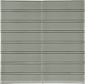 Smoke 1.5X6 Stacked Mosaic | Alita Tile