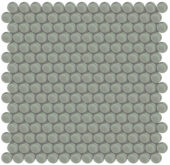 Smoke Penny Round Mosaic | Alita Tile