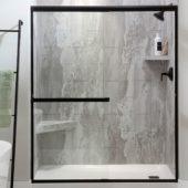 Smoky Sky Shower Wall Kit 32x60x78 | Alita Tile