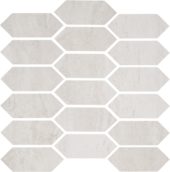 Soul Ivory Picket Mosaic | Alita Tile