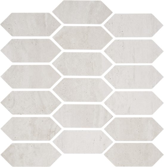 Soul Ivory Picket Mosaic | Alita Tile