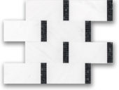 Stark Brick Mosaic Marbled | Alita Tile