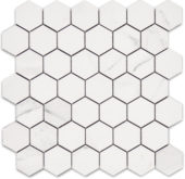 Treasure Statuario 2x2 Polished Hexagon Mosaic | Alita Tile