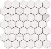Treasure Statuario 2x2 Polished Hexagon Mosaic | Alita Tile