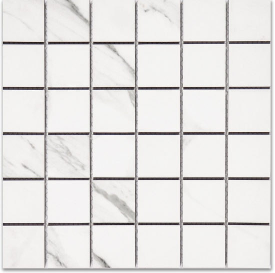 Treasure Statuario 2x2 Polished Mosaic | Alita Tile
