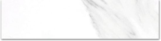Treasure Statuario 3x12 Polished Bullnose | Alita Tile