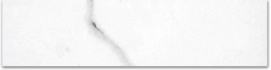 Treasure Statuario 3x12 Polished Bullnose | Alita Tile