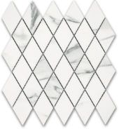 Treasure Statuario Polished Diamond Mosaic | Alita Tile