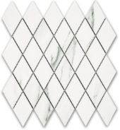Treasure Statuario Polished Diamond Mosaic | Alita Tile
