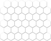 Treasure Ultimate Dolomite 2x2 Carved Hexagon Mosaic | Alita Tile