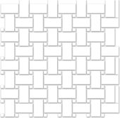 Treasure Ultimate Dolomite Polished Basketweave Mosaic | Alita Tile