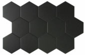 Vida 5.5X6.3” Black Hexagon | Alita Tile