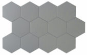 Vida 5.5X6.3” Grey Hexagon | Alita Tile