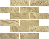 Walnut 2X6 Mosaic | Alita Tile