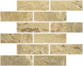 Walnut 2X6 Mosaic | Alita Tile