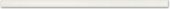 White 0.5X12 Demi Bullnose | Alita Tile