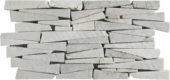 White Mix Marble Interlocking Mosaic | Alita Tile