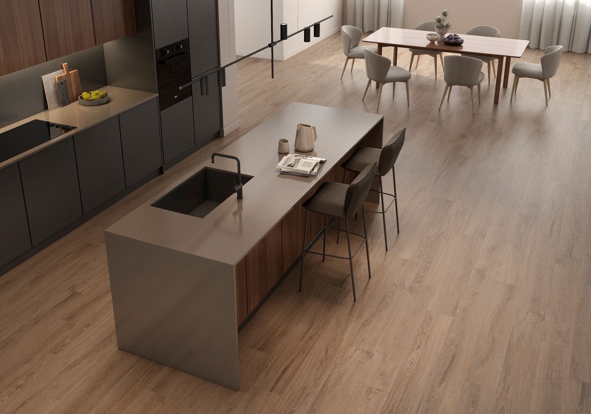 Woodlands 8X48 Nogal | Alita Tile