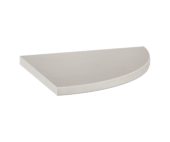 Marmiline Ash 9x9 Corner Shelf | Alita Tile