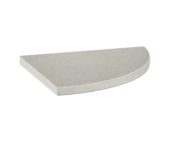 Marmiline Fog 9x9 Corner Shelf | Alita Tile