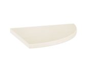 Marmiline Ivory 9x9 Corner Shelf | Alita Tile