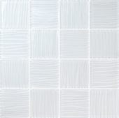 3"x3" White Glass Mosaic | Alita Tile