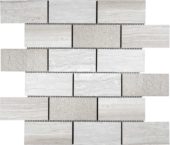 5x10cm Multi Finish Mosaic Limestone | Alita Tile