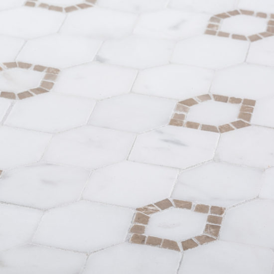 Daffodil Cream Mosaic | Alita Tile