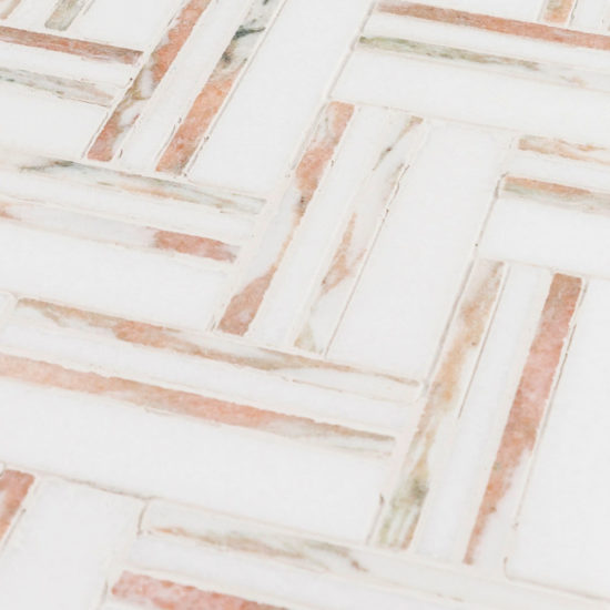 Rosey Weave Mosaic | Alita Tile