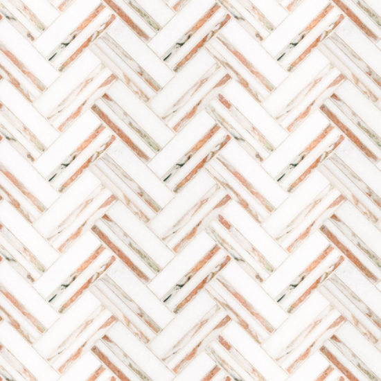 Rosey Weave Mosaic | Alita Tile
