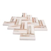 Rosey Weave Mosaic | Alita Tile