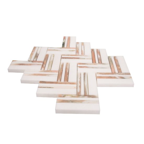 Rosey Weave Mosaic | Alita Tile