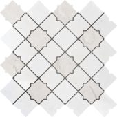 Star & Square White & Beige Mix Marble | Alita Tile