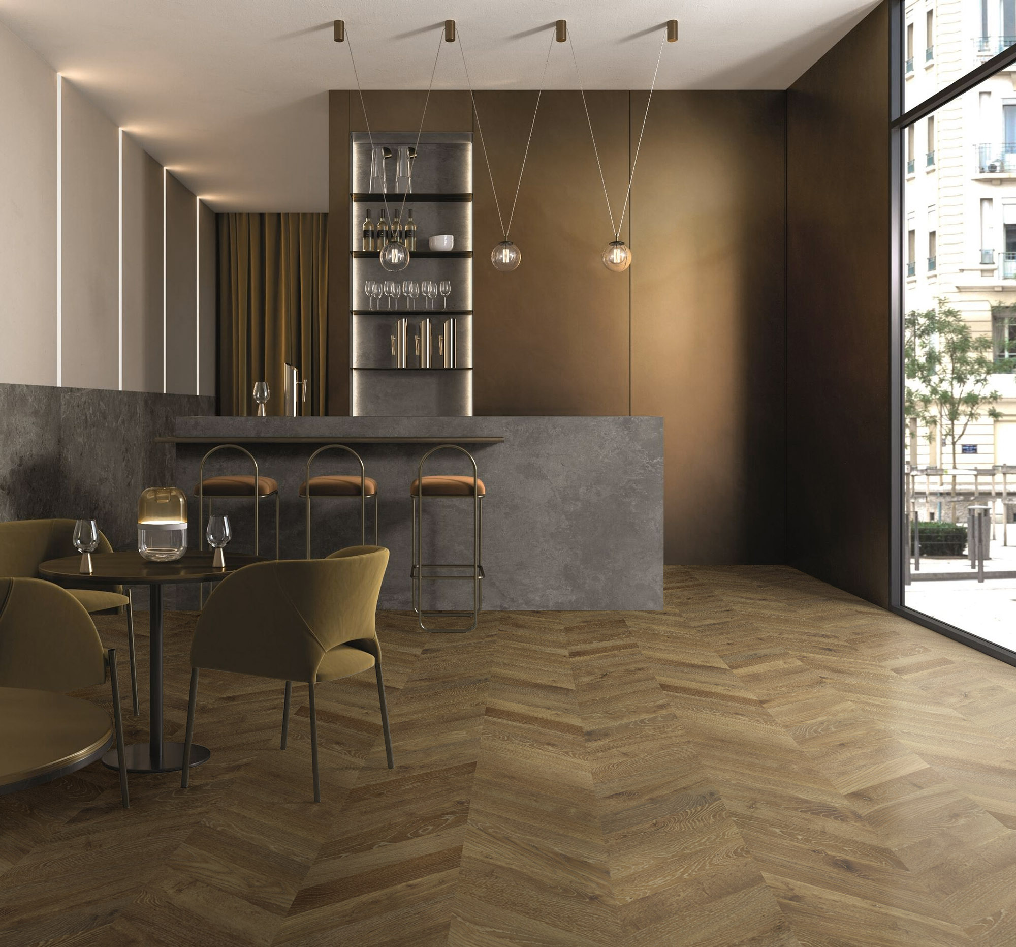 True Earth Chevron 3 | Alita Tile