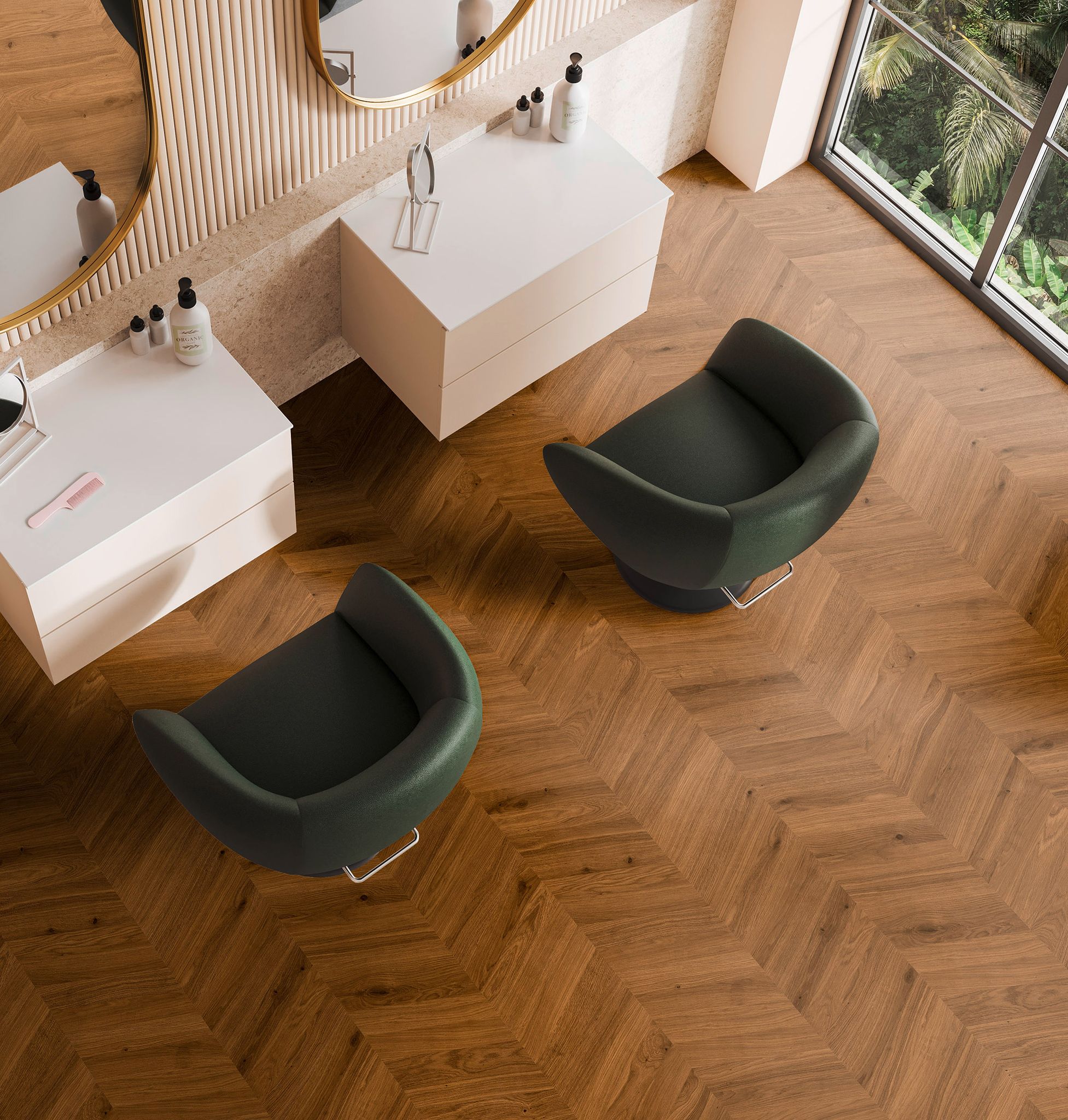 True Earth Chevron 9 | Alita Tile
