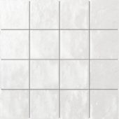 Zellige Glazed Ceramic White 3"x3" Mosaic | Alita Tile