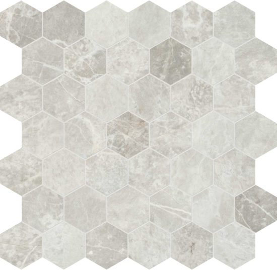 Apollo Argento 2 Hexagon Mosaic | Alita Tile