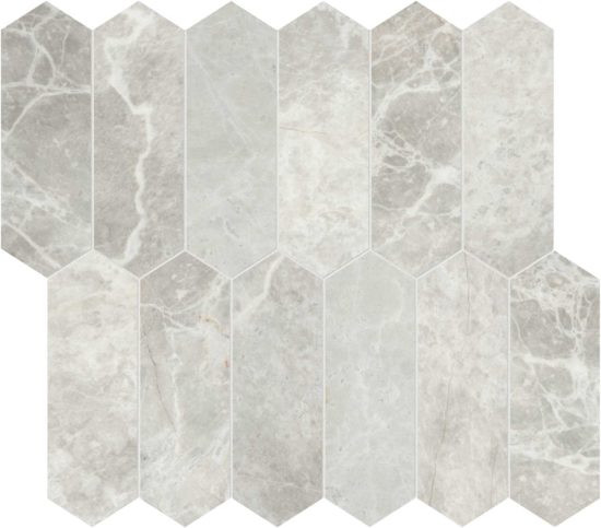 Apollo Argento 2x6 Picket Mosaic | Alita Tile