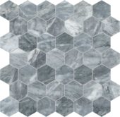 Aqua Intenso 2 Hexagon Mosaic | Alita Tile