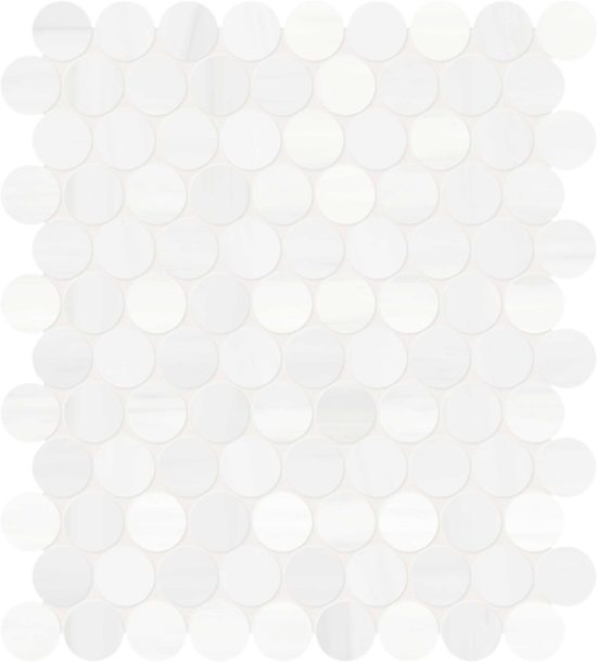 Cosmo Lumino 1.25 Penny Round Mosaic | Alita Tile