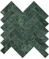 Diosa Verde 1.25x4 Herringbone Mosaic | Alita Tile