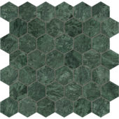 Diosa Verde 2 Hexagon Mosaic | Alita Tile
