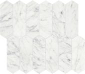 Eterna Bianco 2x6 Picket Mosaic | Alita Tile