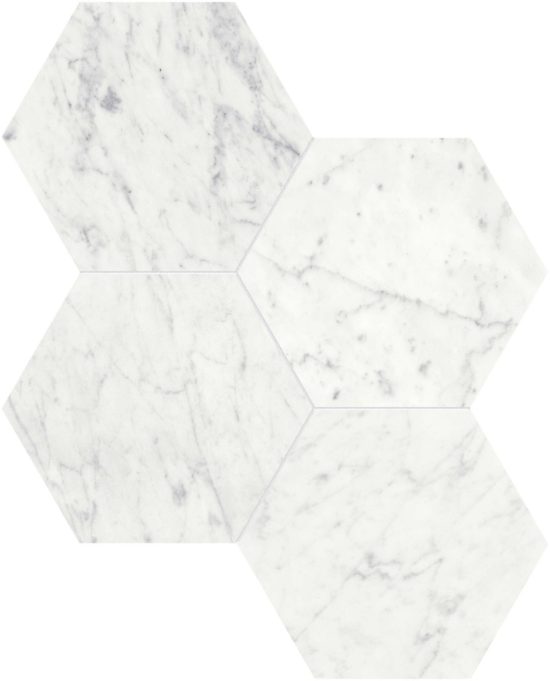 Eterna Bianco 6 Honed Hexagon Mosaic | Alita Tile